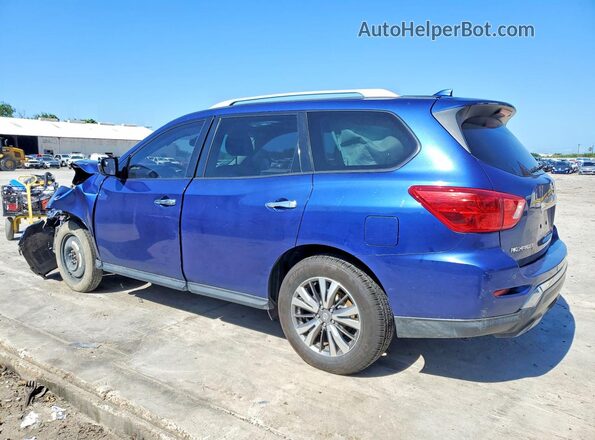 5N1DR2MM4KC601327 2019 NISSAN PATHFINDER Blue Trasero izquierdo