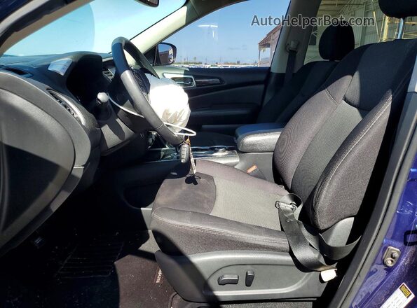 5N1DR2MM4KC601327 2019 NISSAN PATHFINDER Blue Vista interior delantera