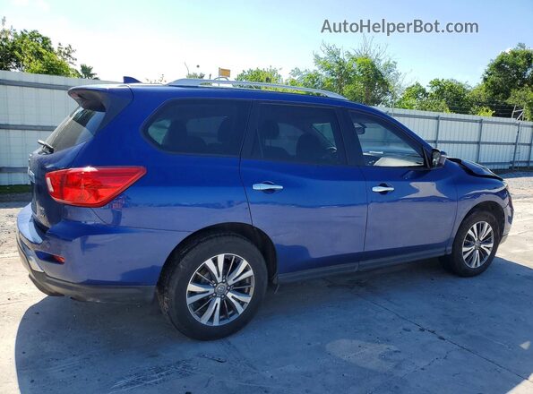 5N1DR2MM4KC601327 2019 NISSAN PATHFINDER Blue Trasero derecho