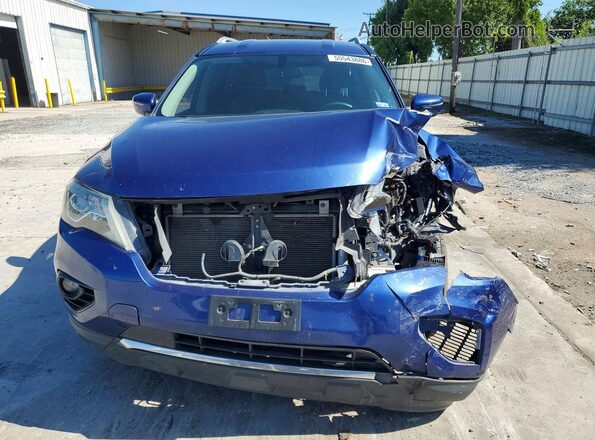 5N1DR2MM4KC601327 2019 NISSAN PATHFINDER Blue Vista frontal
