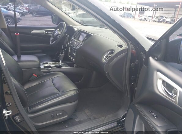 5N1DR2MM4KC618998 2019 NISSAN PATHFINDER Black Widok wnętrza z przodu