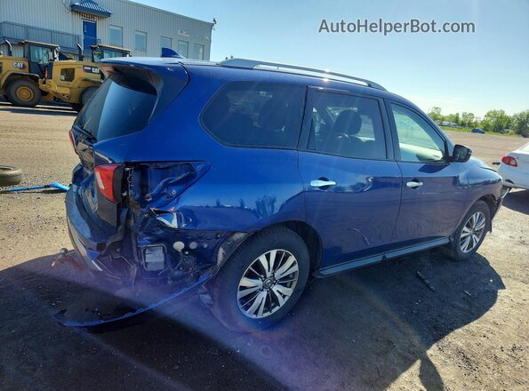 5N1DR2MM4KC625840 2019 NISSAN PATHFINDER Blue Задня права чверть