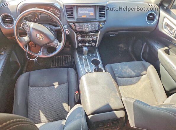 5N1DR2MM4KC625840 2019 NISSAN PATHFINDER Blue Вид панелі приладів