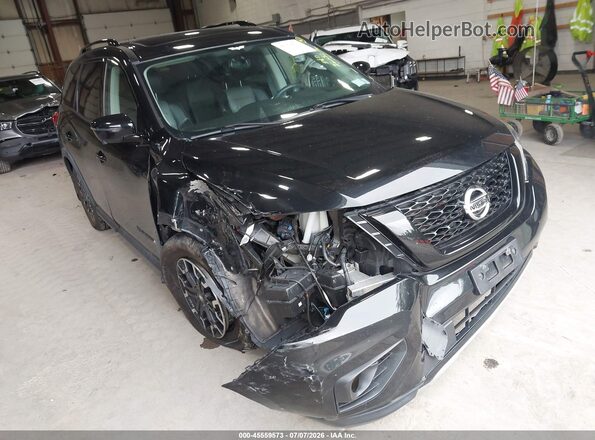 5N1DR2MM4KC636384 2019 NISSAN PATHFINDER Black Widok z przodu