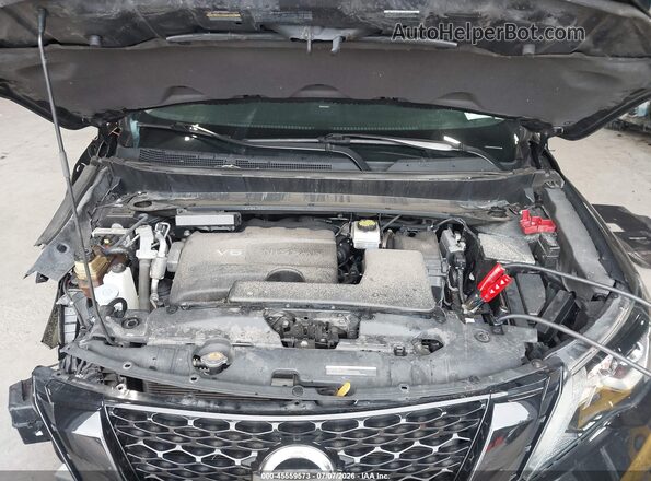 5N1DR2MM4KC636384 2019 NISSAN PATHFINDER Black Widok z tyłu