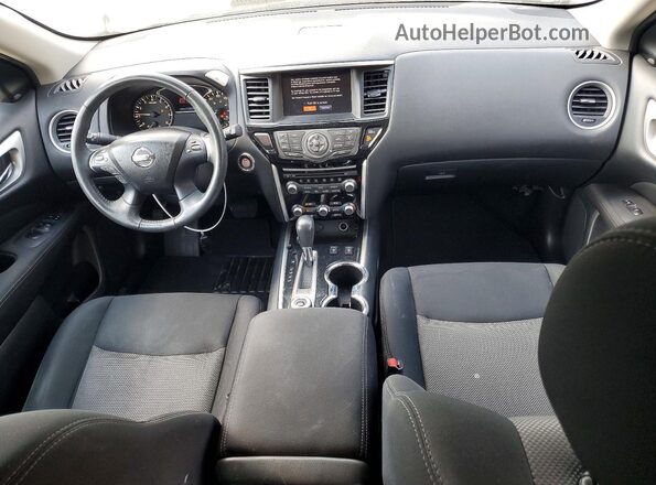 5N1DR2MM5HC619828 2017 NISSAN PATHFINDER Black წინა პანელის ხედი