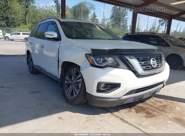 5N1DR2MM5HC647130 2017 NISSAN PATHFINDER White Вид спереду