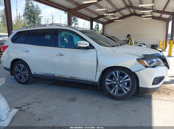 5N1DR2MM5HC647130 2017 NISSAN PATHFINDER White Вид задньої частини салону