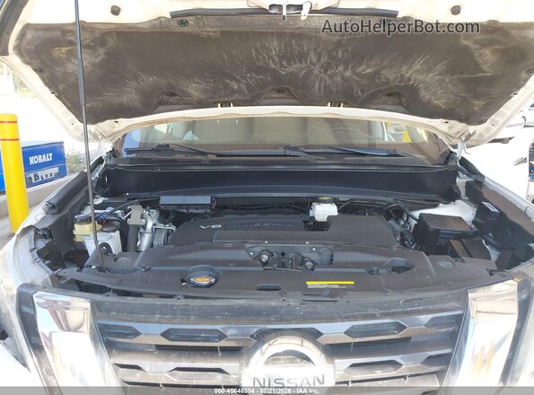 5N1DR2MM5HC647130 2017 NISSAN PATHFINDER White Вид ззаду