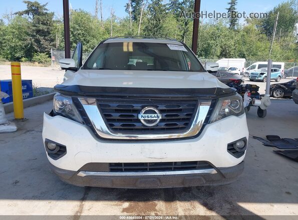 5N1DR2MM5HC647130 2017 NISSAN PATHFINDER White Вид щитка приладів