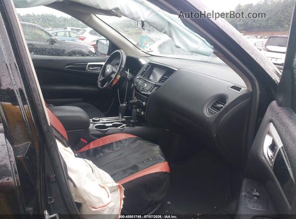 5N1DR2MM5HC672206 2017 NISSAN PATHFINDER Black Front interior view