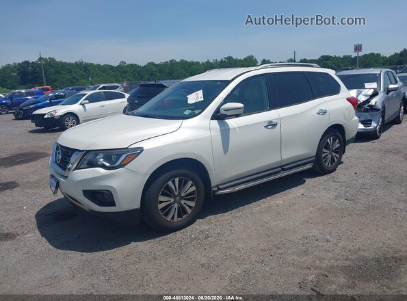 5N1DR2MM5HC683206 2017 NISSAN PATHFINDER White წინა მარცხენა ხედი სამი მეოთხედიდან