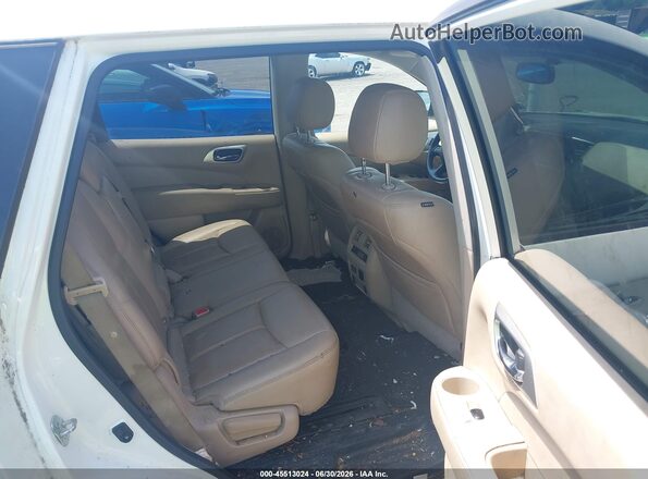 5N1DR2MM5HC683206 2017 NISSAN PATHFINDER White VIN კოდის სტიკერის ხედი