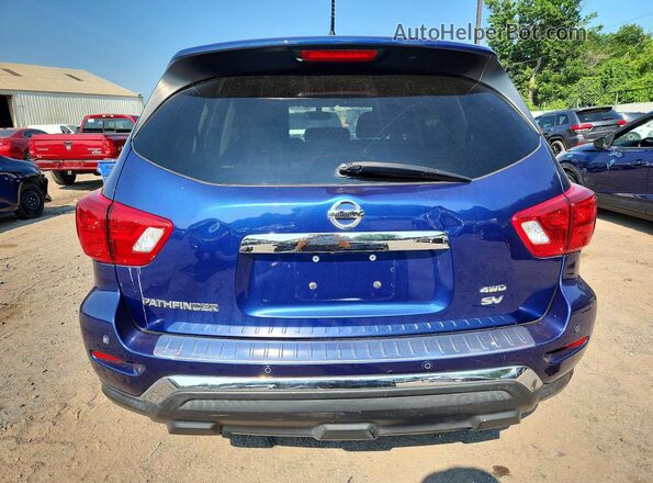 5N1DR2MM5HC907851 2017 NISSAN PATHFINDER Blue Rear view