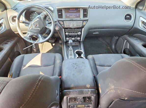 5N1DR2MM5HC907851 2017 NISSAN PATHFINDER Blue Dashboard view