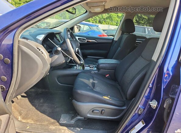 5N1DR2MM5HC907851 2017 NISSAN PATHFINDER Blue Front interior view