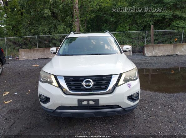 5N1DR2MM5JC619298 2018 NISSAN PATHFINDER White Սարքավորումների վահանակի տեսք