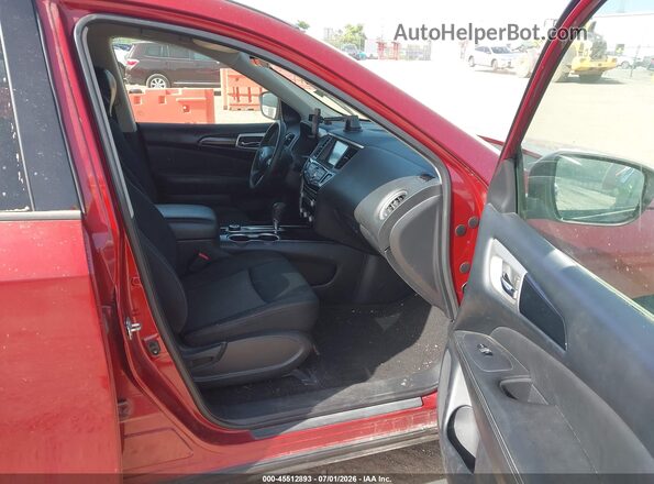 5N1DR2MM5JC668498 2018 NISSAN PATHFINDER Red Widok wnętrza z przodu