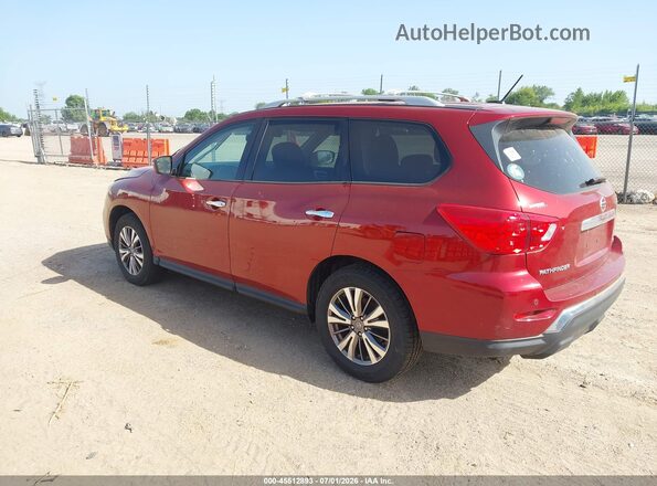 5N1DR2MM5JC668498 2018 NISSAN PATHFINDER Red Tył lewy