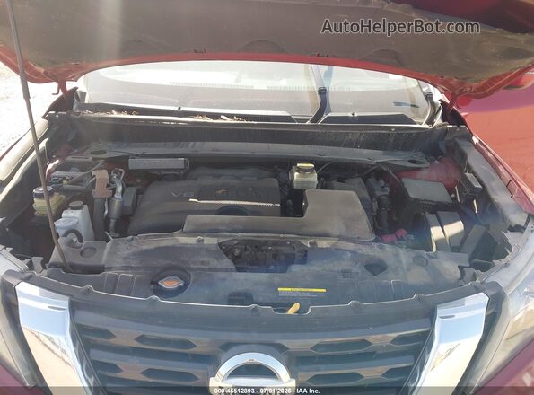 5N1DR2MM5JC668498 2018 NISSAN PATHFINDER Red Widok z tyłu