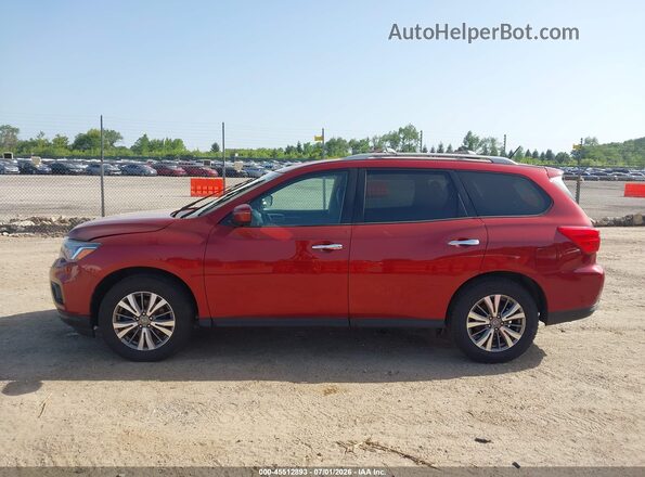 5N1DR2MM5JC668498 2018 NISSAN PATHFINDER Red Widok wnętrza 360 stopni