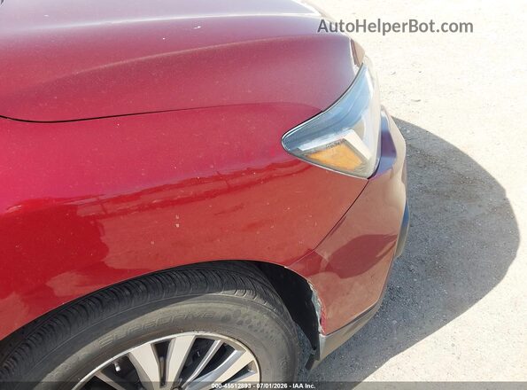 5N1DR2MM5JC668498 2018 NISSAN PATHFINDER Red Widok z przodu