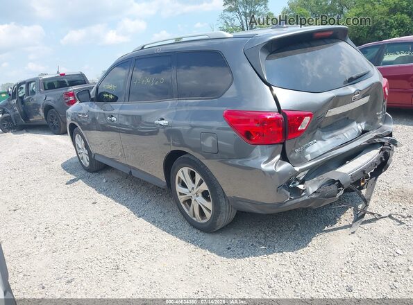 5N1DR2MM5KC589317 2019 NISSAN PATHFINDER Gray Հետևի ձախ