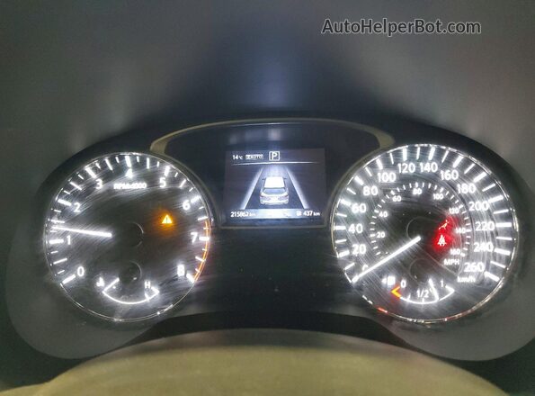 5N1DR2MM6HC614444 2017 NISSAN PATHFINDER Silver Вид щитка приладів
