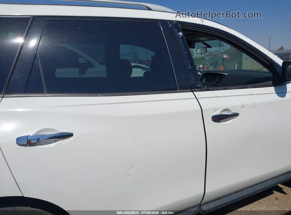 5N1DR2MM6HC622544 2017 NISSAN PATHFINDER White Widok zestawu wskaźników