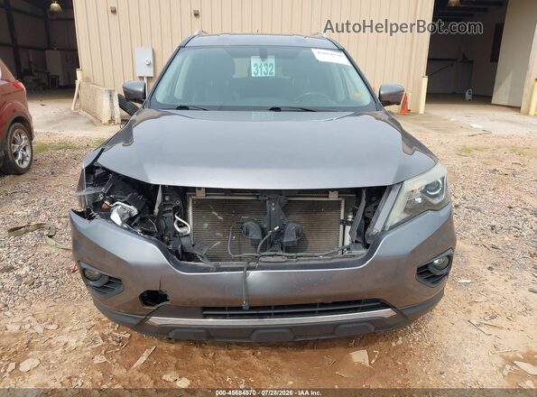 5N1DR2MM6HC634032 2017 NISSAN PATHFINDER Gray ხელსაწყოთა პანელის ხედი