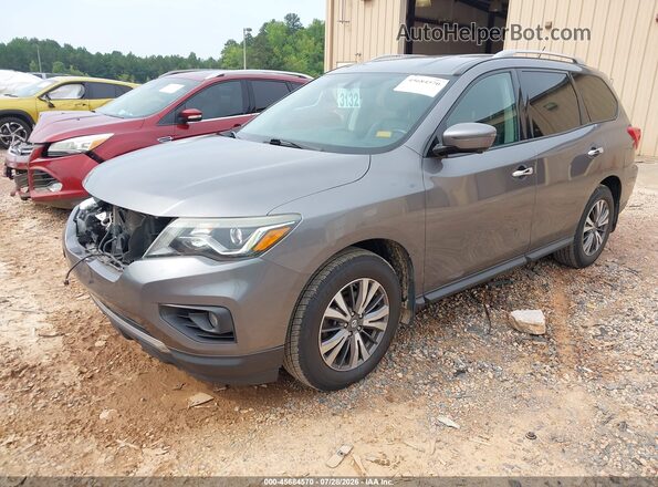 5N1DR2MM6HC634032 2017 NISSAN PATHFINDER Gray წინა მარცხენა ხედი სამი მეოთხედიდან