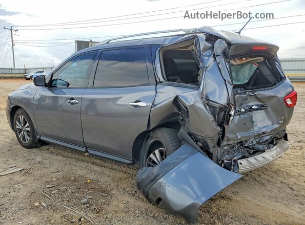 5N1DR2MM6HC639375 2017 NISSAN PATHFINDER Серый Задняя левая четверть