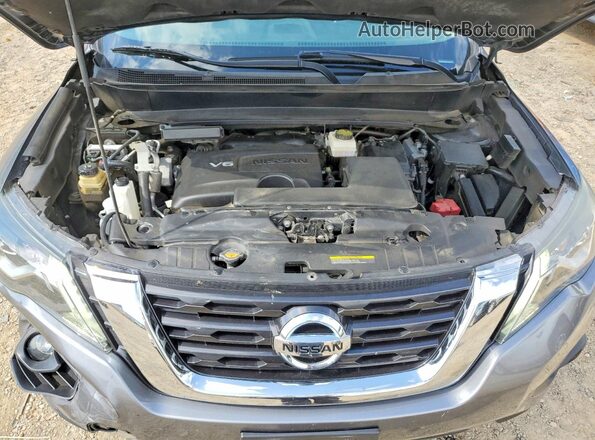 5N1DR2MM6HC639375 2017 NISSAN PATHFINDER Серый Вид подкапотного пространства