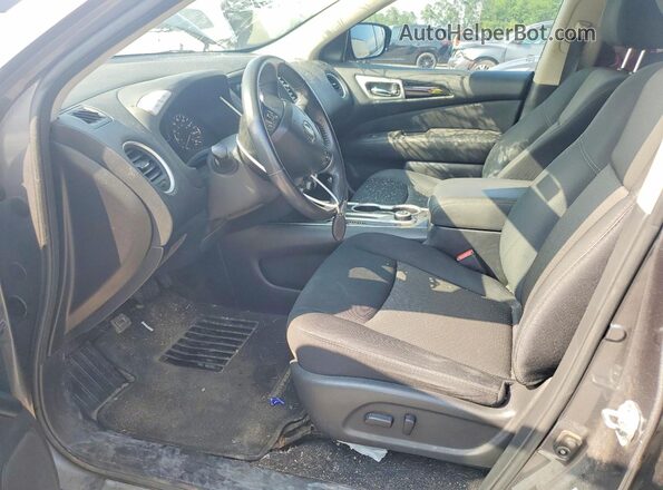 5N1DR2MM6HC659707 2017 NISSAN PATHFINDER Серый Вид салона спереди