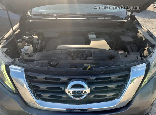 5N1DR2MM6HC675387 2017 NISSAN PATHFINDER Gray Engine compartment view
