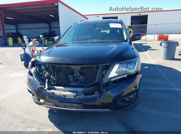 5N1DR2MM6HC675793 2017 NISSAN PATHFINDER Black Вид задньої частини салону