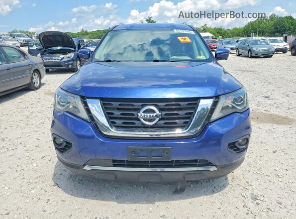 5N1DR2MM6JC604938 2018 NISSAN PATHFINDER Blue წინა ხედი