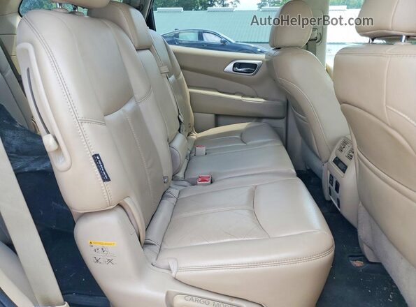 5N1DR2MM6JC604938 2018 NISSAN PATHFINDER Blue უკანა სალონის ხედი