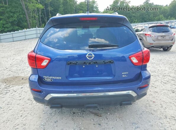 5N1DR2MM6JC604938 2018 NISSAN PATHFINDER Blue უკანა ხედი