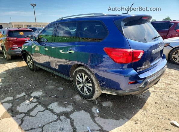 5N1DR2MM6JC629564 2018 NISSAN PATHFINDER Blue უკანა მარცხენა