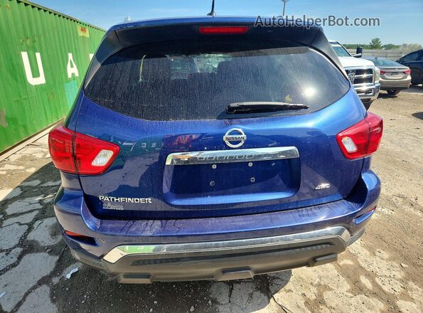 5N1DR2MM6JC629564 2018 NISSAN PATHFINDER Blue უკანა ხედი