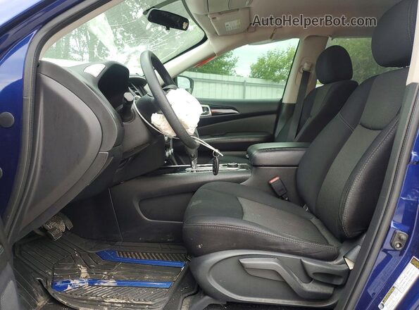 5N1DR2MM6JC629564 2018 NISSAN PATHFINDER Blue წინა სალონის ხედი