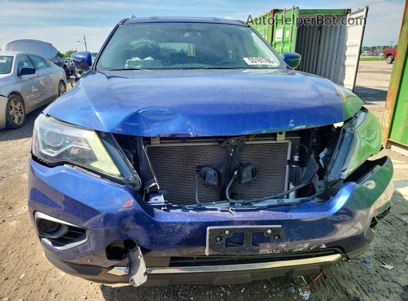 5N1DR2MM6JC629564 2018 NISSAN PATHFINDER Blue წინა ხედი