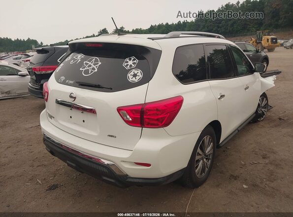 5N1DR2MM6JC644453 2018 NISSAN PATHFINDER Белый Задняя правая четверть