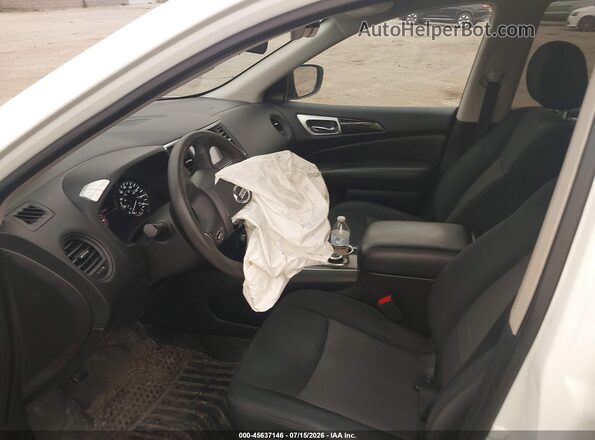5N1DR2MM6JC644453 2018 NISSAN PATHFINDER Белый Вид салона спереди