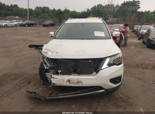 5N1DR2MM6JC644453 2018 NISSAN PATHFINDER Белый Вид щитка приборов