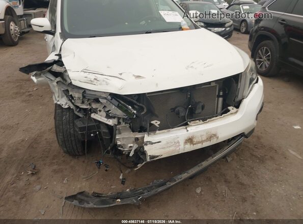 5N1DR2MM6JC644453 2018 NISSAN PATHFINDER Белый Вид спереди