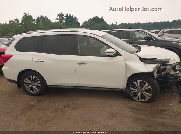 5N1DR2MM6JC644453 2018 NISSAN PATHFINDER Белый Вид задней части салона