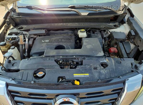5N1DR2MM6JC658109 2018 NISSAN PATHFINDER White Vista del compartimento del motor