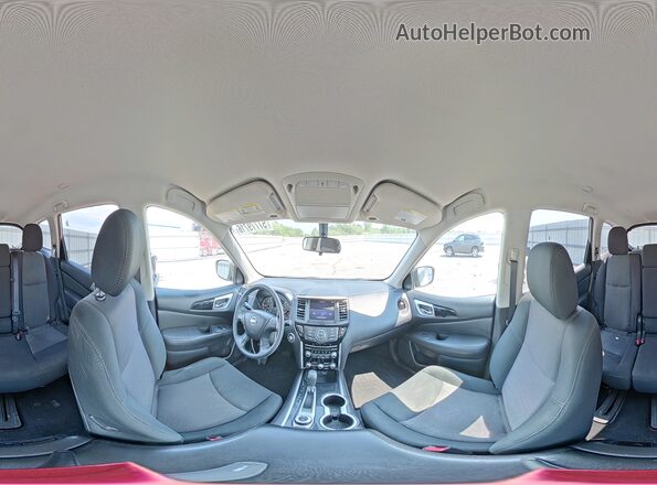 5N1DR2MM6JC658109 2018 NISSAN PATHFINDER White Vista interior de 360 grados